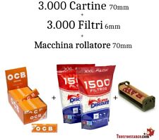 3.000 OCB Orange 70mm + 3.000 Filtri 6mm + Machine RAW 70mm