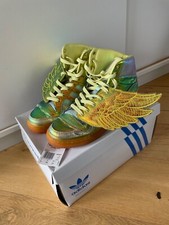 Adidas JS Foil Wings Jeremy Scott giallo iridescente metallizzato oro perla citrino