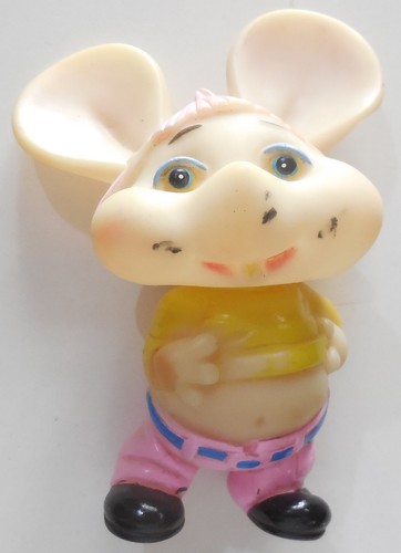 Vintage rubber toy pupazzo - vintage,