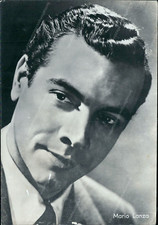 cv180 cartolina personaggi famosi mario lanza cantante