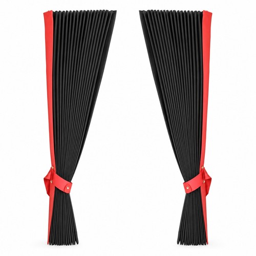 Nero rosso lux piega - lux,