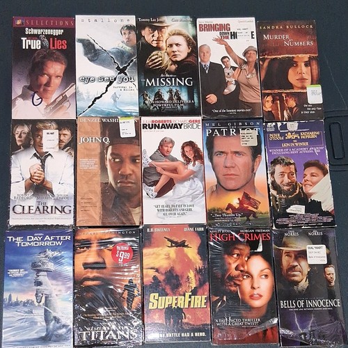 Vhs lot action drama - lot,