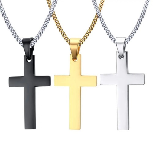 Collana croce donna colore oro - croce,