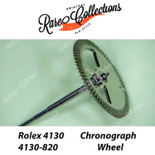 NEW Nuovo Rolex Daytona 4130-820 Chronograph Wheel Ruota del Cronografo Silver