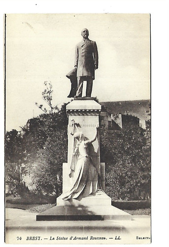 Brest statue d armand - statue,