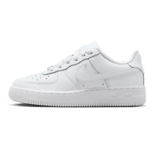 Nike Air Force 1 donna ragazzi GS bianche scarpe sneakers 35 36 37 38 39 basse