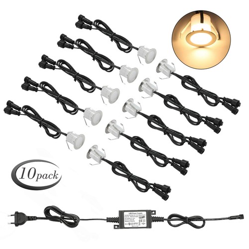 Set faretti led incasso - set, 10