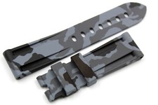 Grey Camouflage Silicone Watch