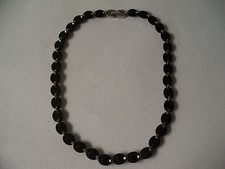 Collana acciaio e caucciù nero uomo/donna  idea regalo