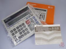 Calcolatrice Sharp CS-2130 COMPETIT D12 - solare - imballata - manuale - ottime condizioni