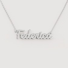 Collana NOME donna acciaio