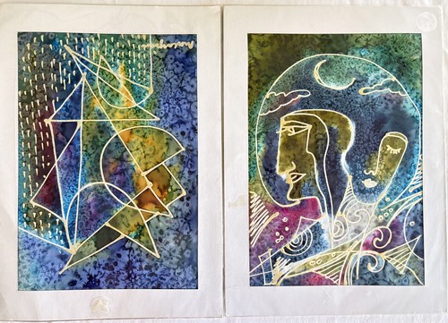 Original malaysian batik - 2x,