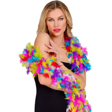 BOA CON PIUME COLORATE