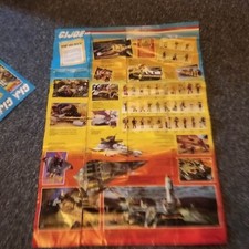 vintage GI JOE HASBRO 1988 - TIGER FORCE EURO exclu flyer / destro jet