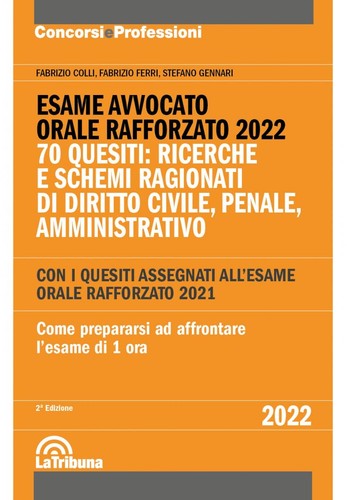 Esame avvocato orale - avvocato.,