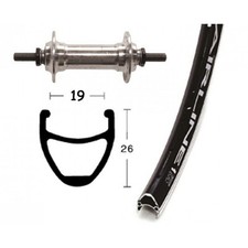 ruota anteriore completa 28 x