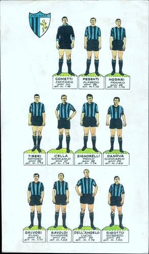Bi6 cartoncino calciatori - cartoncino,