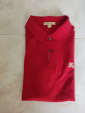 Polo Maglietta Burberry Brit  Uomo T Shirt Polo Cotone Burberrys