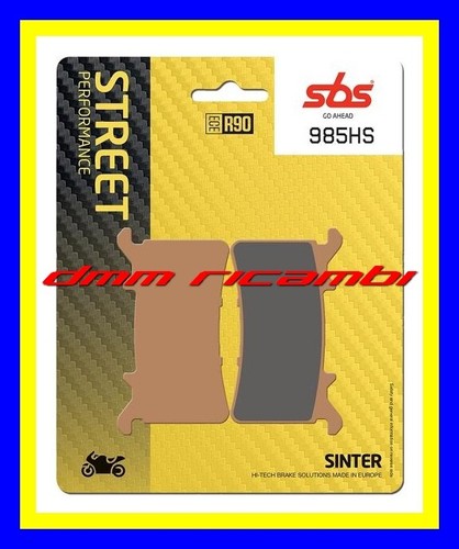 Pastiglie freno anteriori sbs - anteriori,