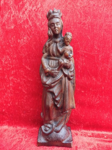 Madonna figura legno - in,