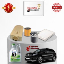 KIT TAGLIANDO 4 FILTRI E OLIO MERCEDES CLASSE GLE250 D 150KW 204CV 2015 ->