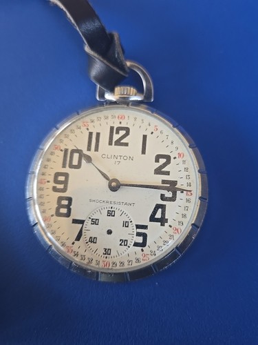 Orologio tasca clinton 17j - orologio, da