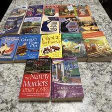 Lot of 17 Cozy Mysteries -- various authors 