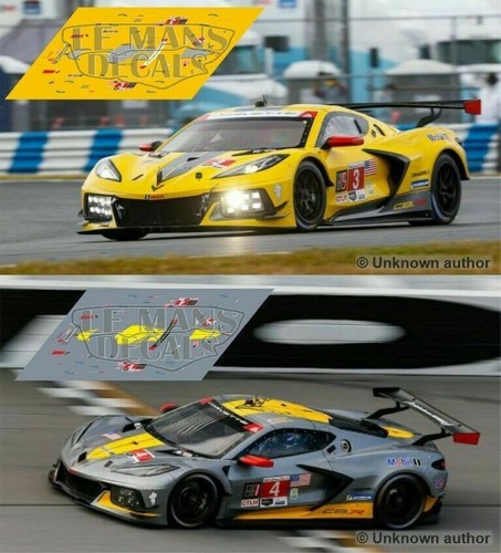Decalcomanie corvette c8r - corvette,
