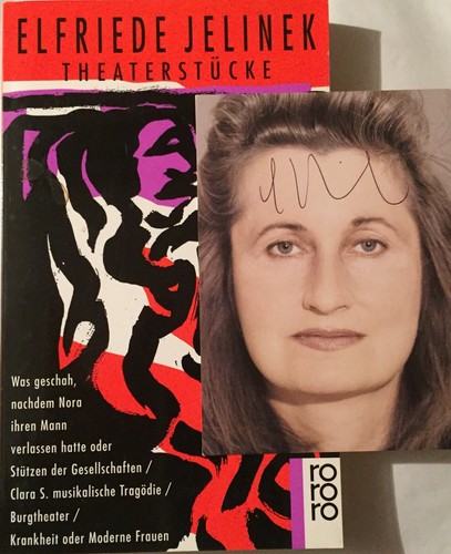 Elfriede jelinek cartolina - elfriede,