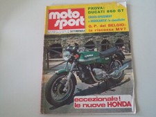 MOTOSPORT 41/1975 PROVA MOTO DUCATI 860 GT