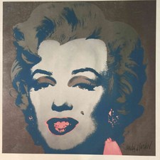 Andy Warhol  Litografia off set cm 60x60 Firma su lastra con certificato