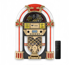 Arkrocket Athena Mini Jukebox/lettore CD da tavolo/altoparlante Bluetooth/radio/USB