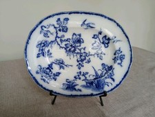 Piccolo Vassoio Ceramica Wedgwood Plant Dipinto A Mano Fine '800