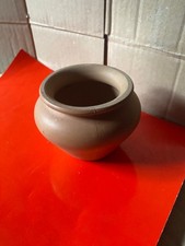 Vasetto vintage  in terracotta a forma di piccola giara, artigianato Sardo