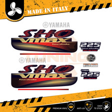 Decalcomania Adesivi Motore Fuoribordo Yamaha 225 cv V MAX SHO VF225 FourStroke