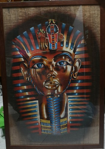 Quadro papiro tutankamon - papiro,