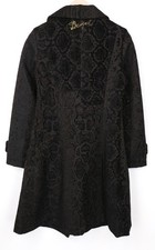 Cappotto donna DESIGUAL Etro EU38 lunghezza media marrone jacquard stampa animalier designer