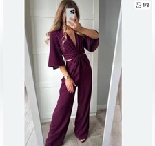 Tuta Zara Borgogna Elegante