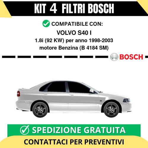 Kit bosch filtri tagliando - bosch,