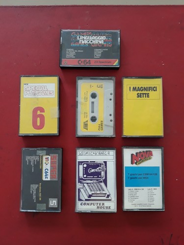 Cassette giochi commodore - cassette,
