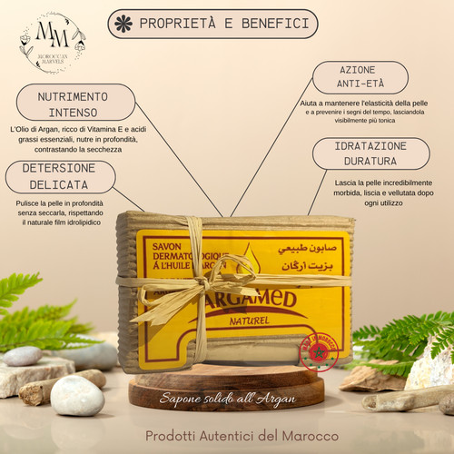 Argan bio sapone solido - sapone,