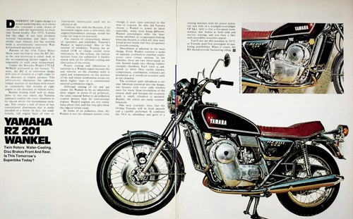 Yamaha rz201 1973 - yamaha, wankel
