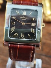 Tank di Paul Picot in acciaio e oro Ref. 5028