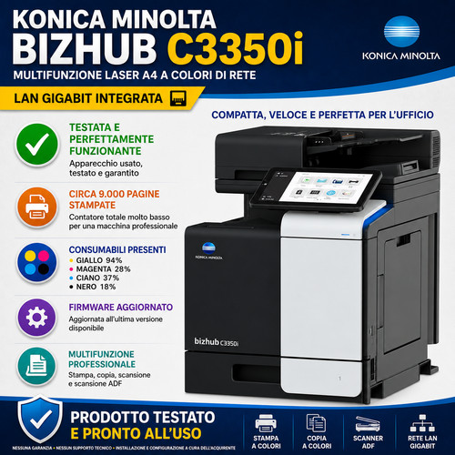 Konica minolta bizhub c3350i - minolta,
