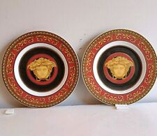 Versace Rosenthal Medusa Coppia Piatti in porcellana vintage 18 cm (Prezzo 2 pz)