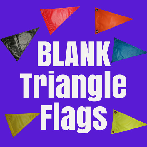 Bandiera triangolo bianca - bandiera,