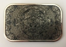 Mayan Aztec Belt Buckle Native
