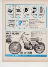 advertising Pubblicità- MOTO VILLA 250 CROSS 1975 MOTOITALIANE MOTOCROSS EPOCA