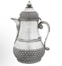 Rara caffettiera in argento