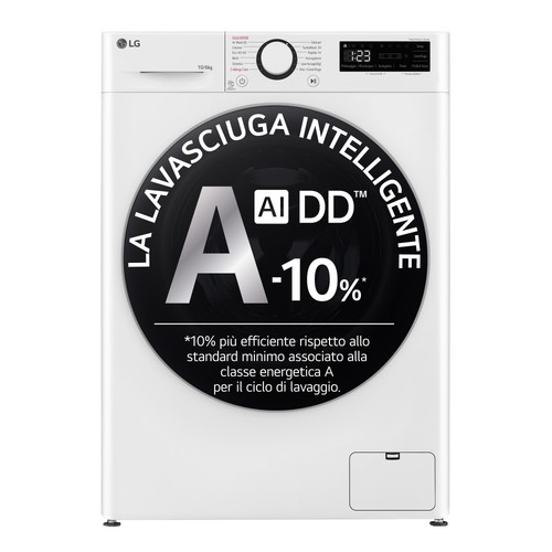 Lavasciuga d4r5010tsws - lg,
